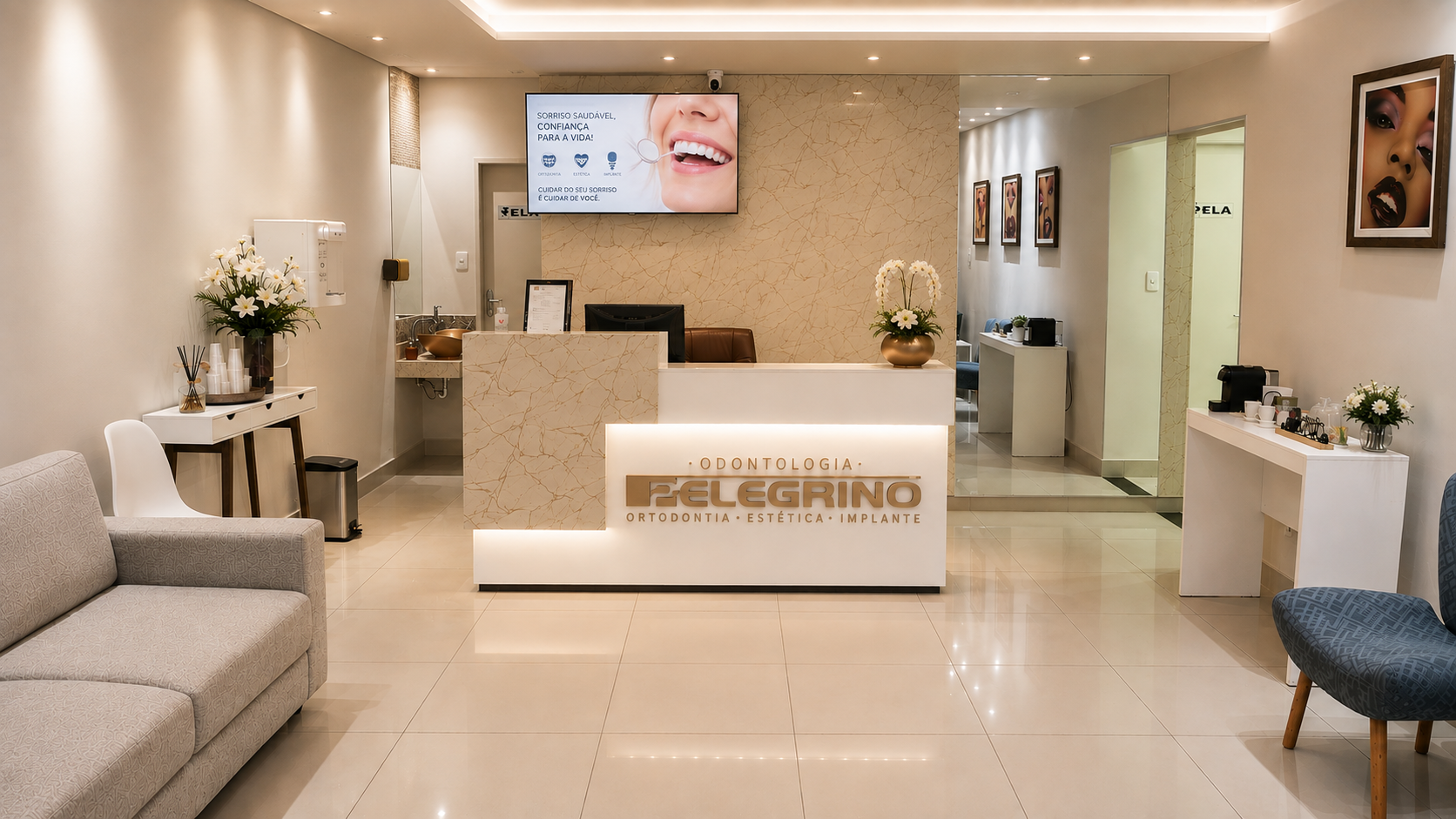 Um lugar pensado para quem tem medo de dentista.